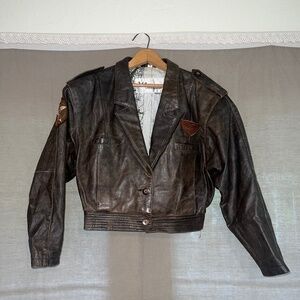 Vintage Wilson’s Suede and Leather Bomber Jacket